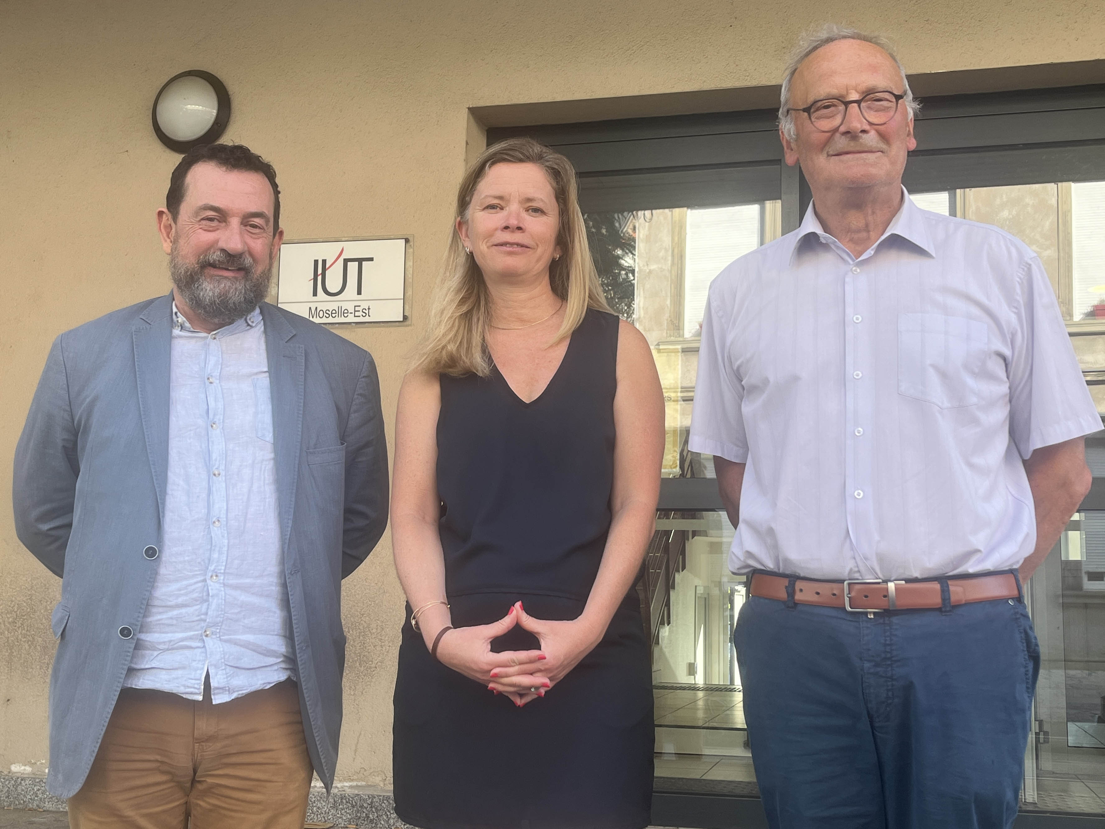 Philippe Burg, Christelle Vagner et Gilbert Pitance